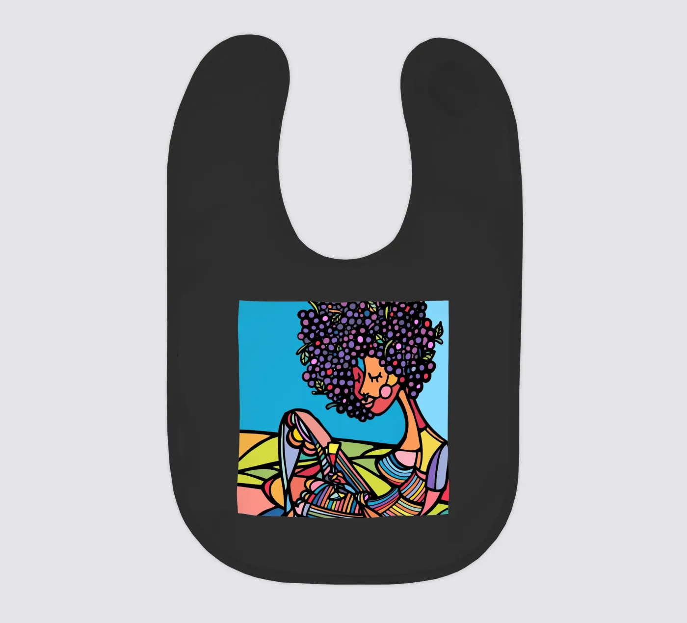 Afro bavoir de Ninhol