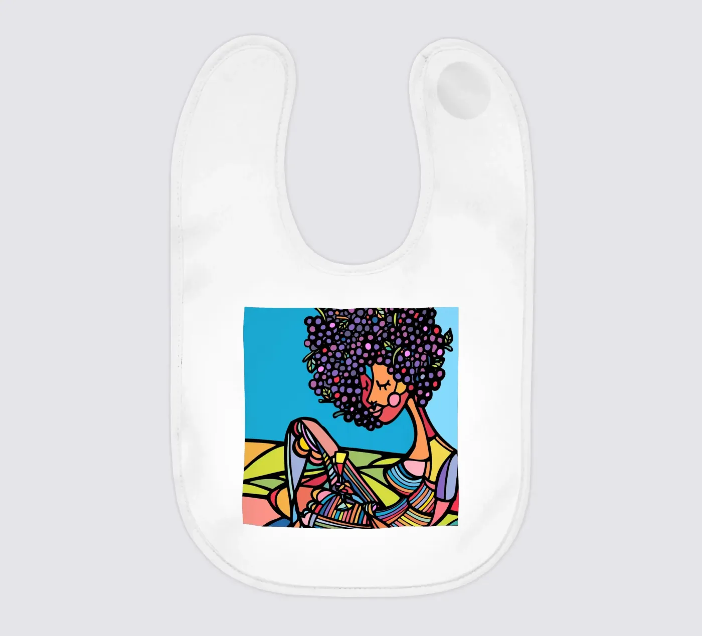 Afro bavoir de Ninhol
