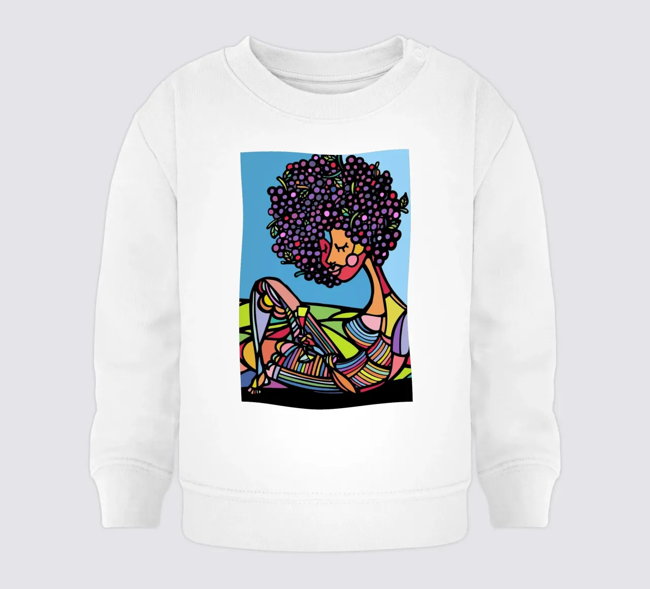Afro felpa neonato da Ninhol