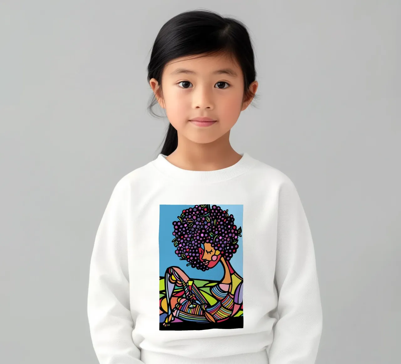 Afro felpa bambino da Ninhol