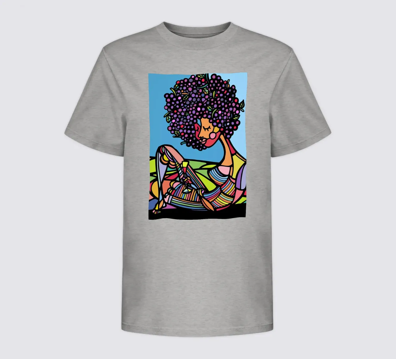 Afro t-shirt bambini da Ninhol