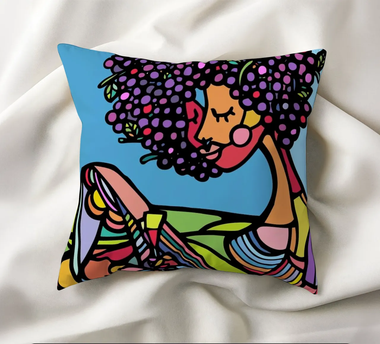Afro cuscino da Ninhol
