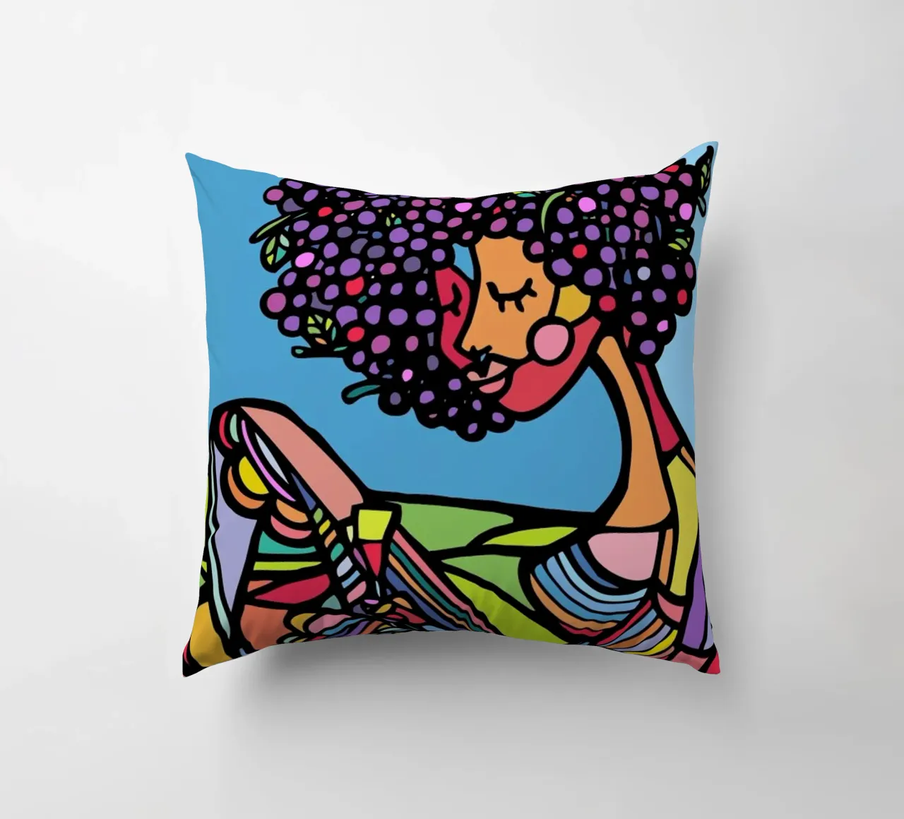 Afro cuscino da Ninhol