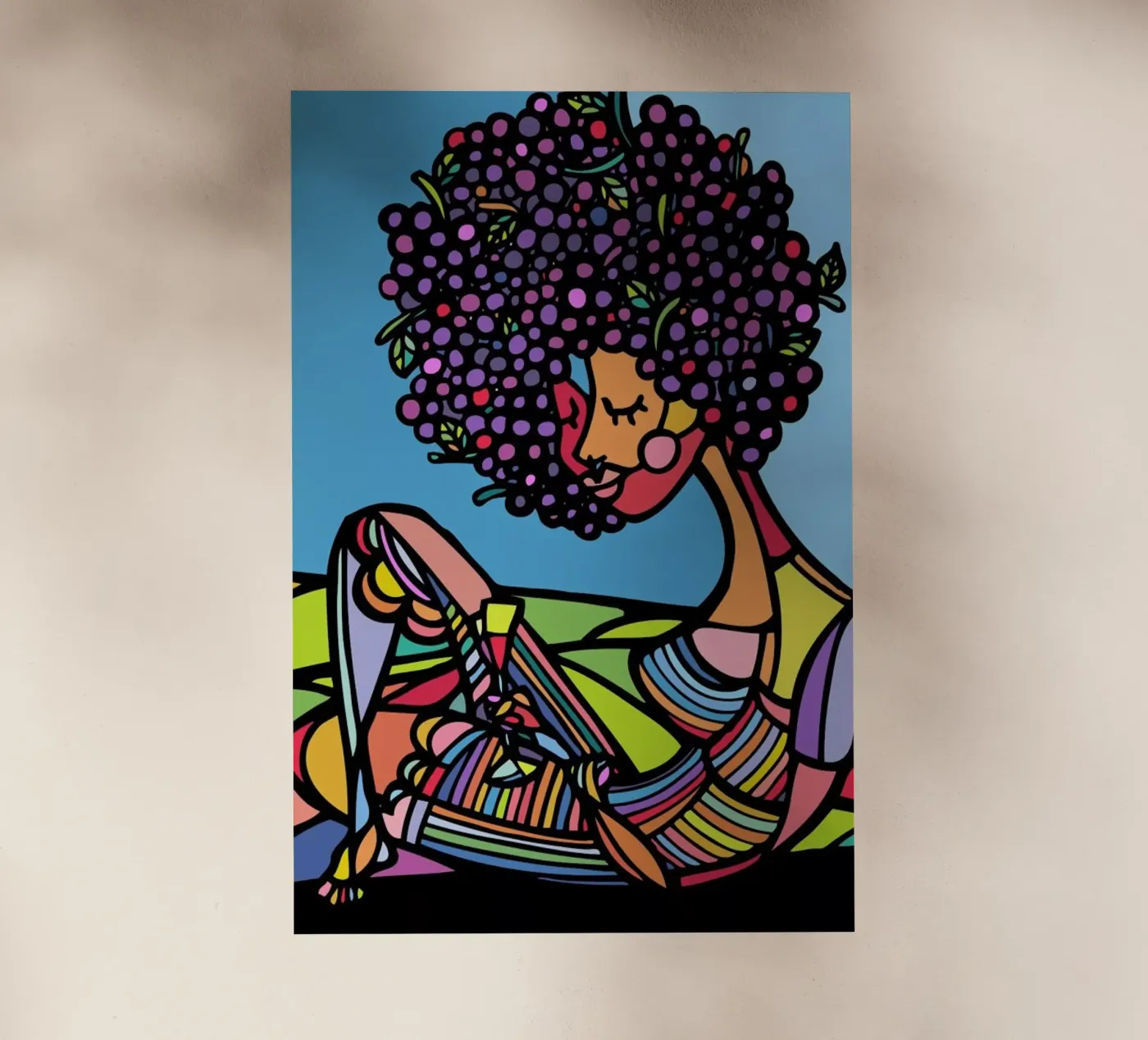 Afro pellicola backlit da Ninhol