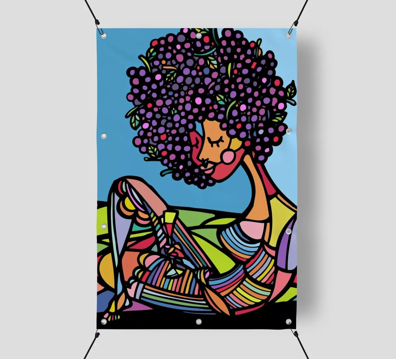 Afro telo in pvc da Ninhol