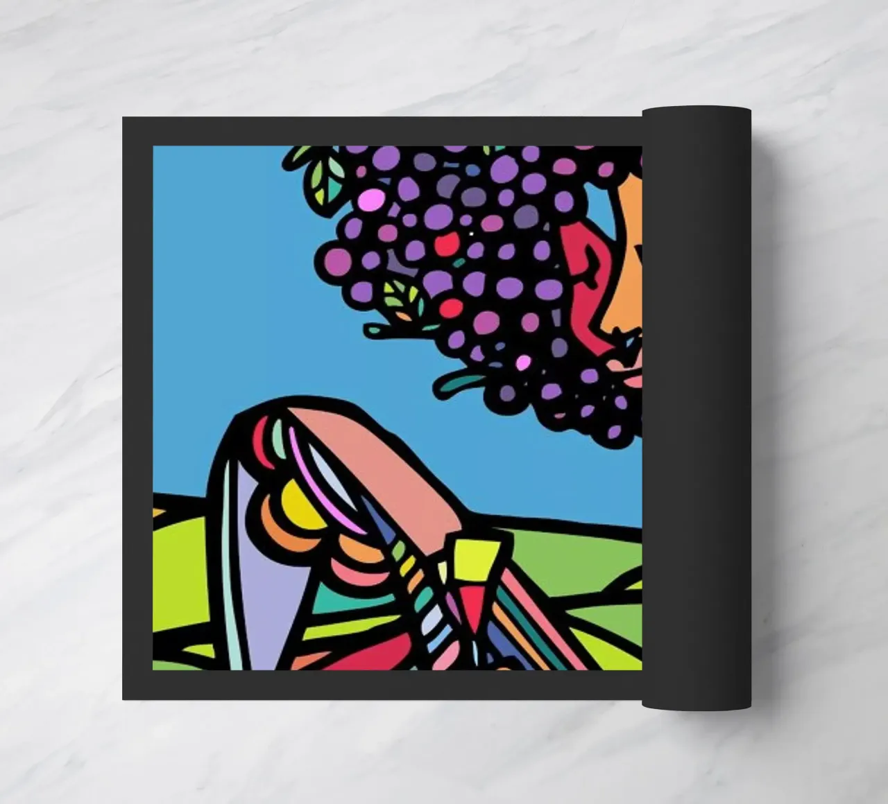 Afro doormat by Ninhol