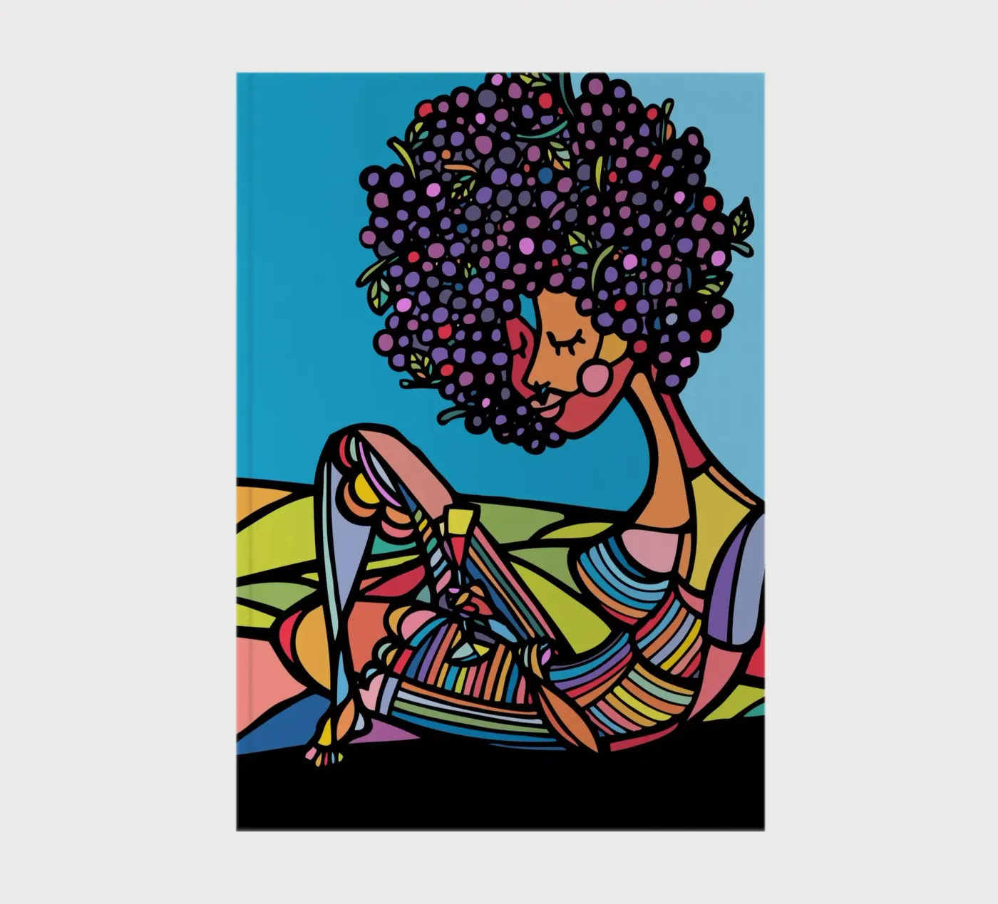 Afro notebook by Ninhol