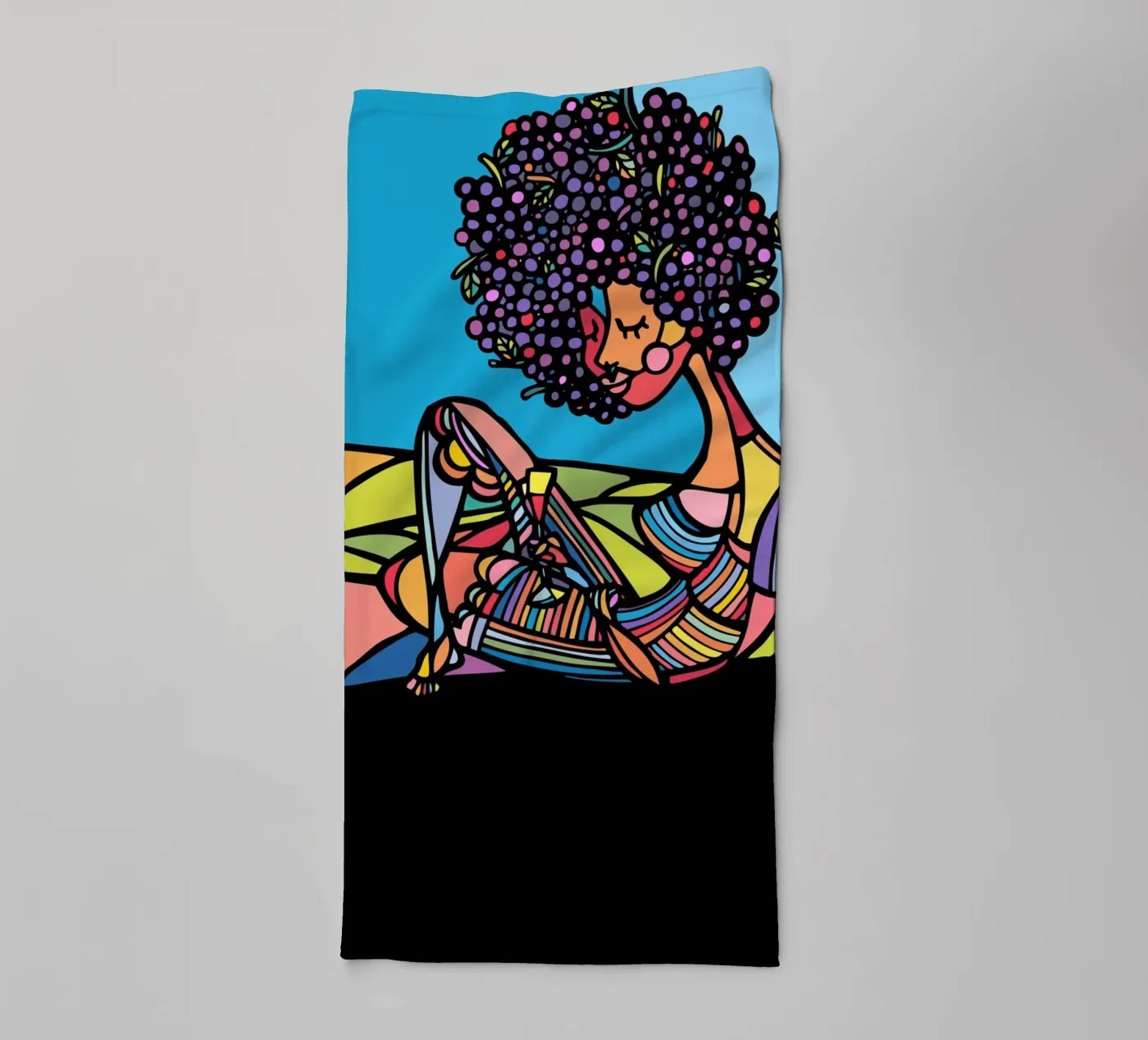Afro badhanddoek van Ninhol