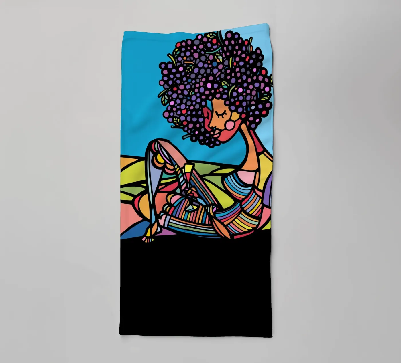 Afro towel by Ninhol