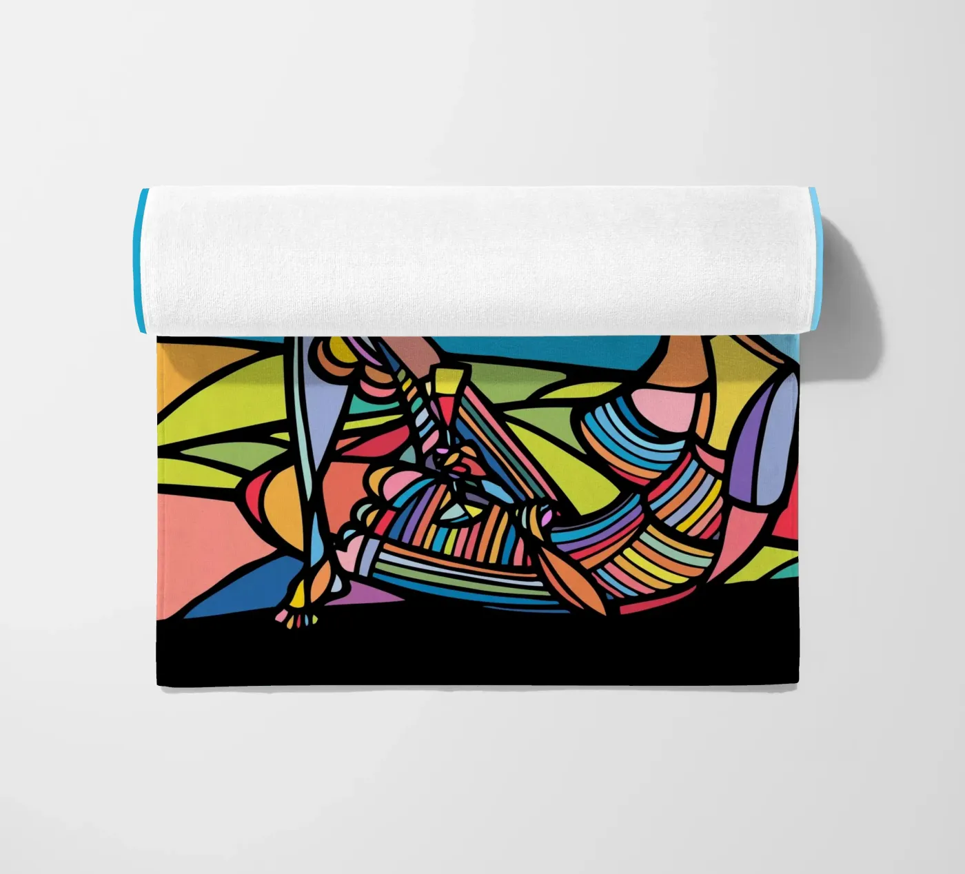 Afro beach towel by Ninhol