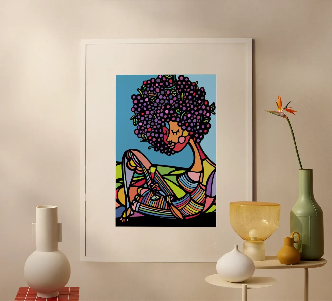 Afro poster van Ninhol