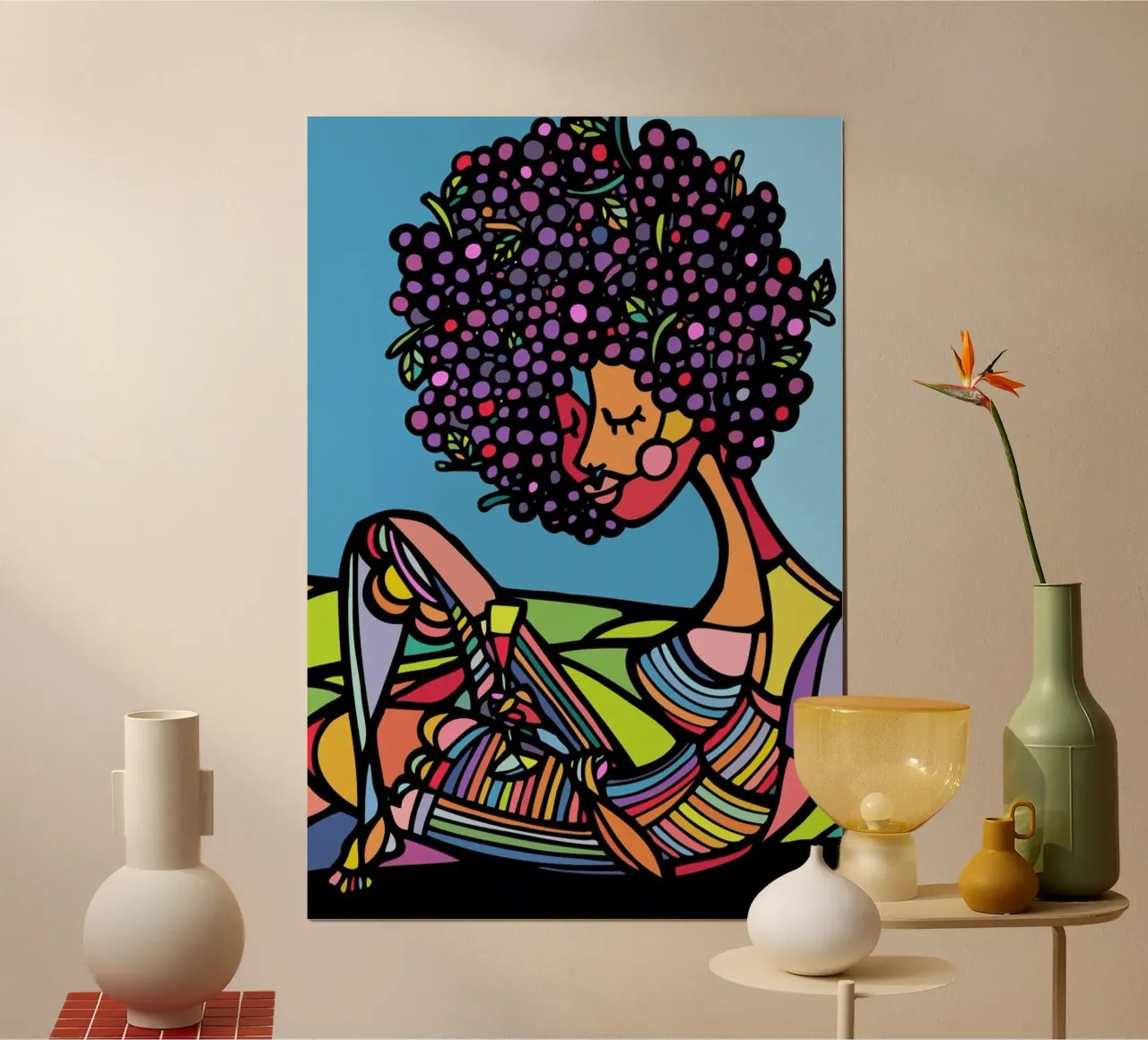 Afro poster da Ninhol