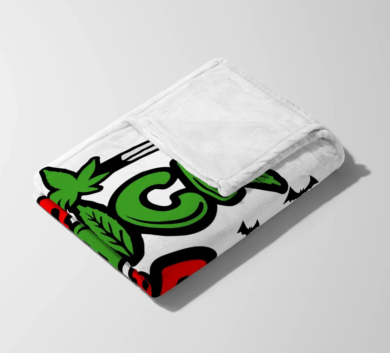 trick or weed plaid polaire de ririedis