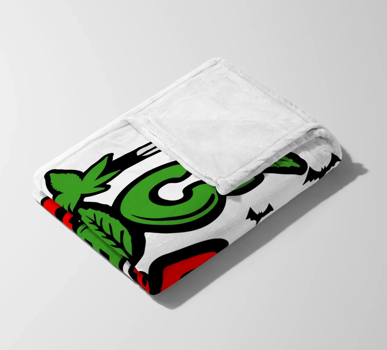 trick or weed plaid polaire de ririedis