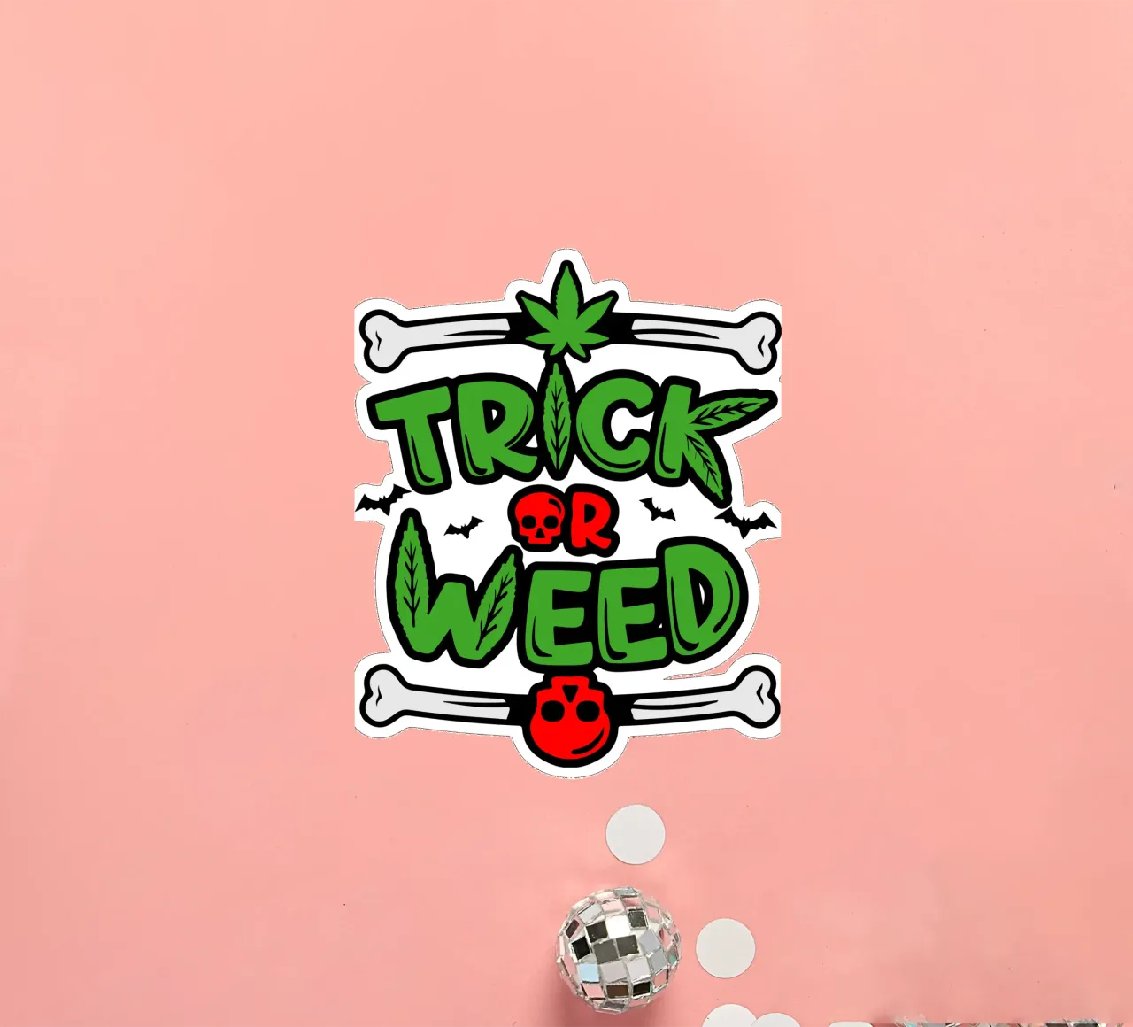 Trick oder Unkraut Sticker von ririedis