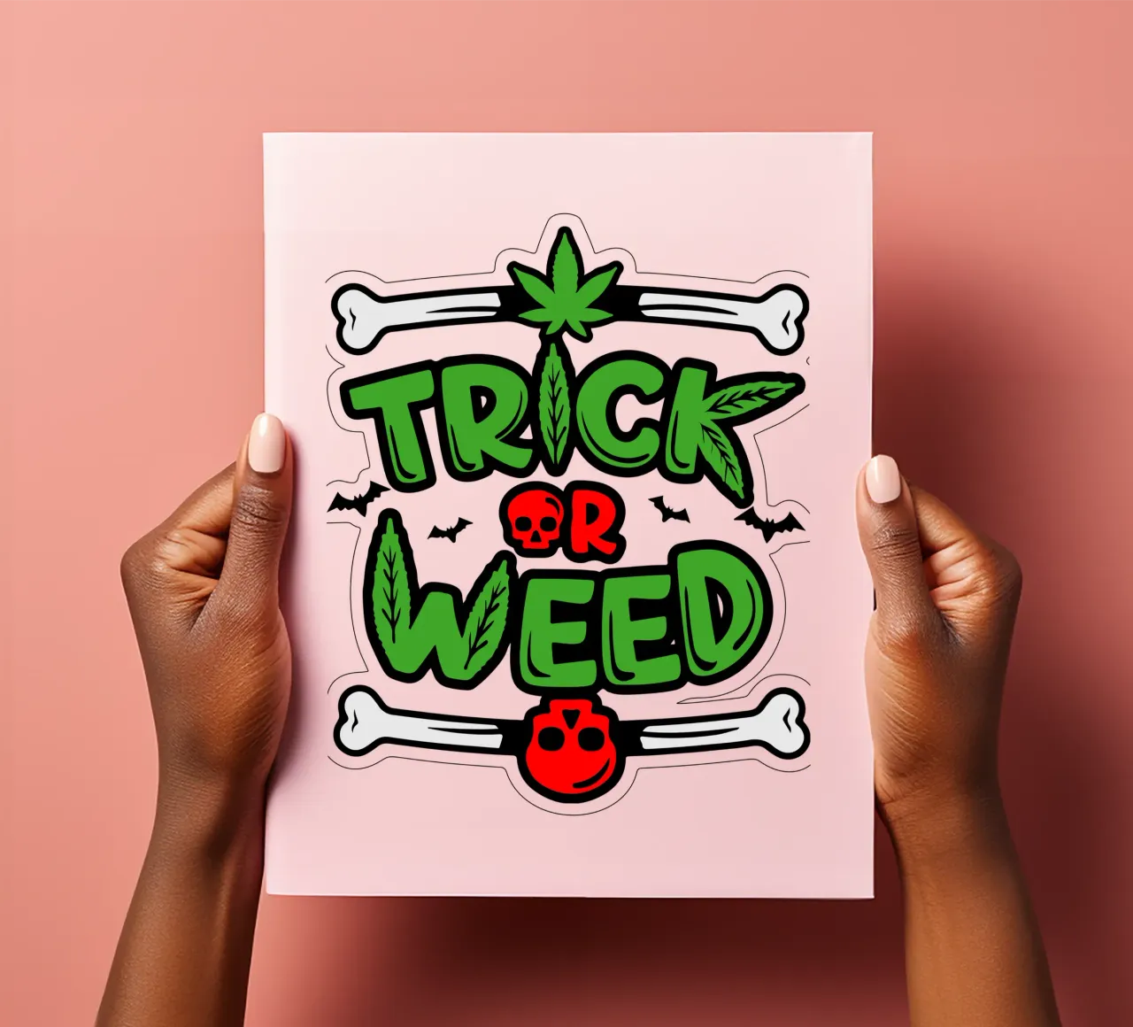 Trick oder Unkraut Stickerbogen von ririedis