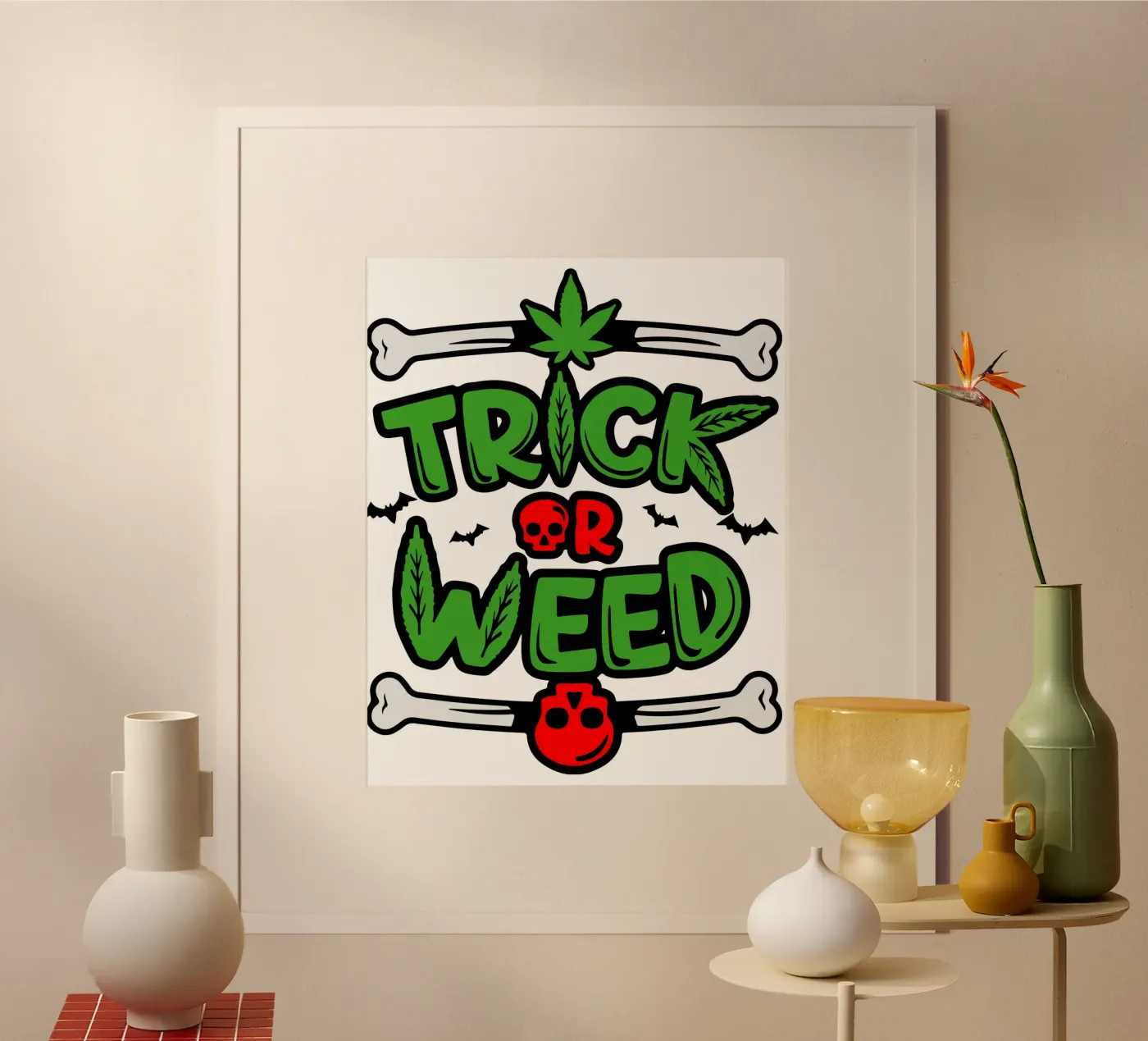 trick or weed poster da ririedis
