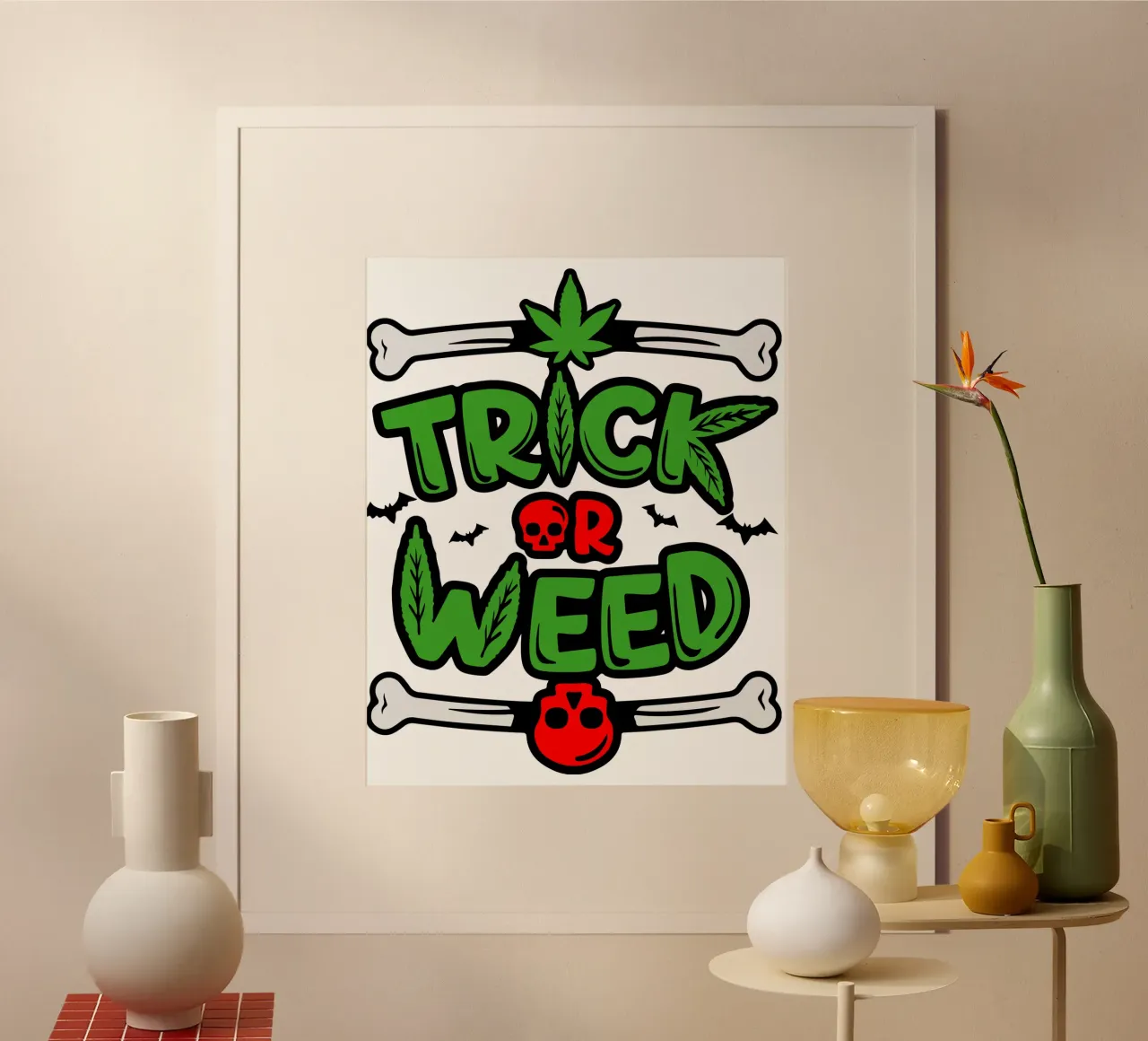 trick or weed Poster von ririedis