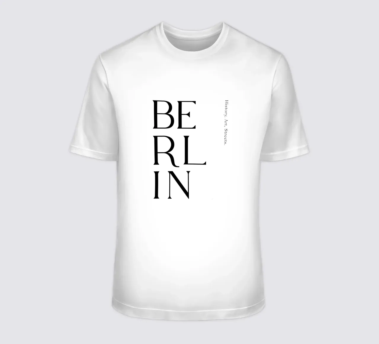 Berlin Typography t-shirt by YV TYPOGRAPHY