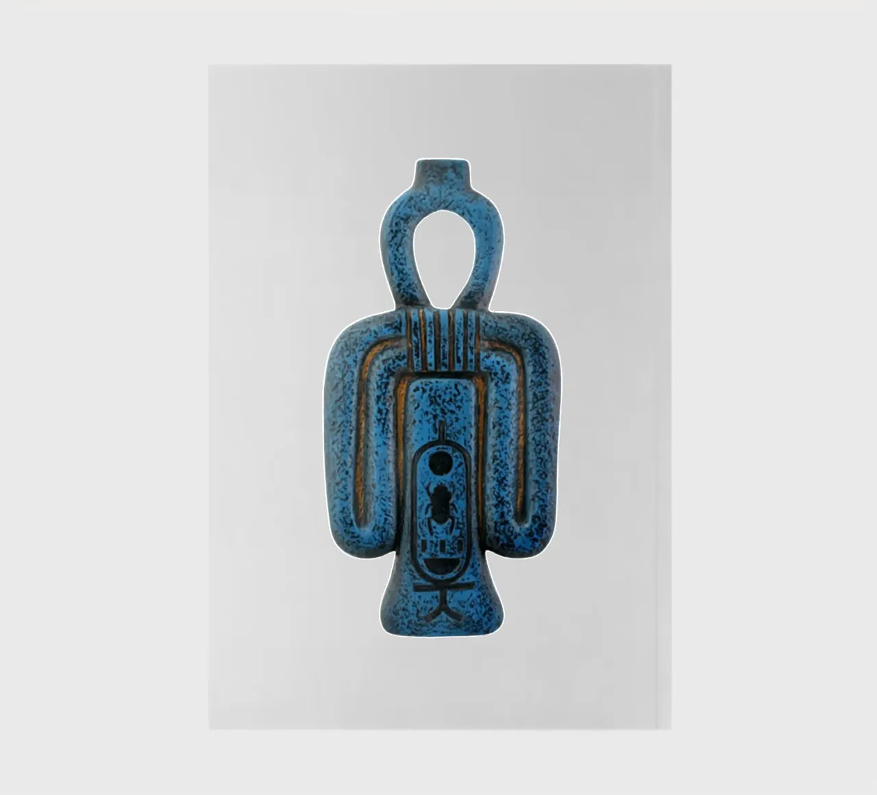 Tyet Égypte Isis Nœud Ankh Amulette Art carnet de notes de nirwanaart