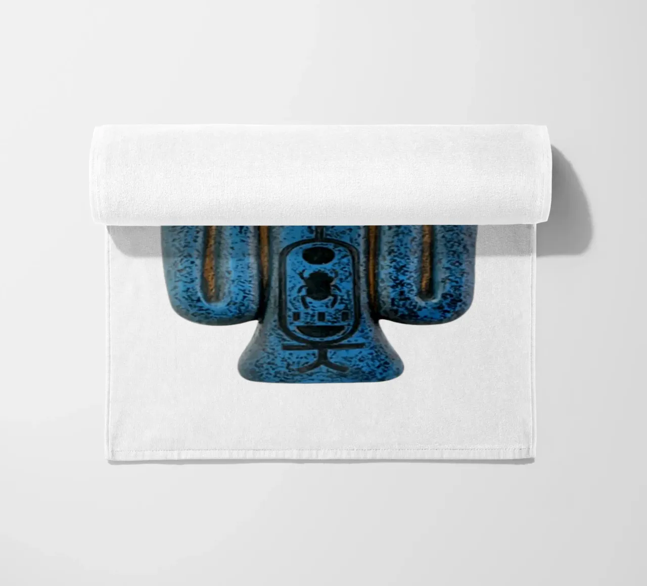 Tyet Égypte Isis Nœud Ankh Amulette Art serviette de plage de nirwanaart