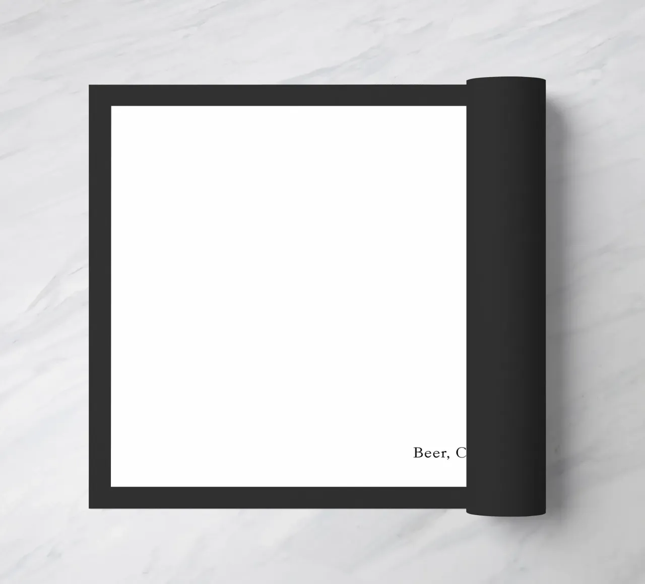 Munich Typography doormat by YV TYPOGRAPHY