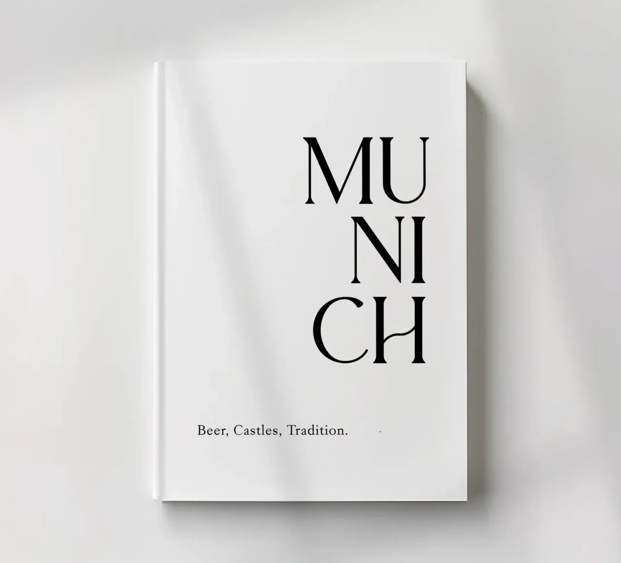 Munich Typography notebook by YV TYPOGRAPHY