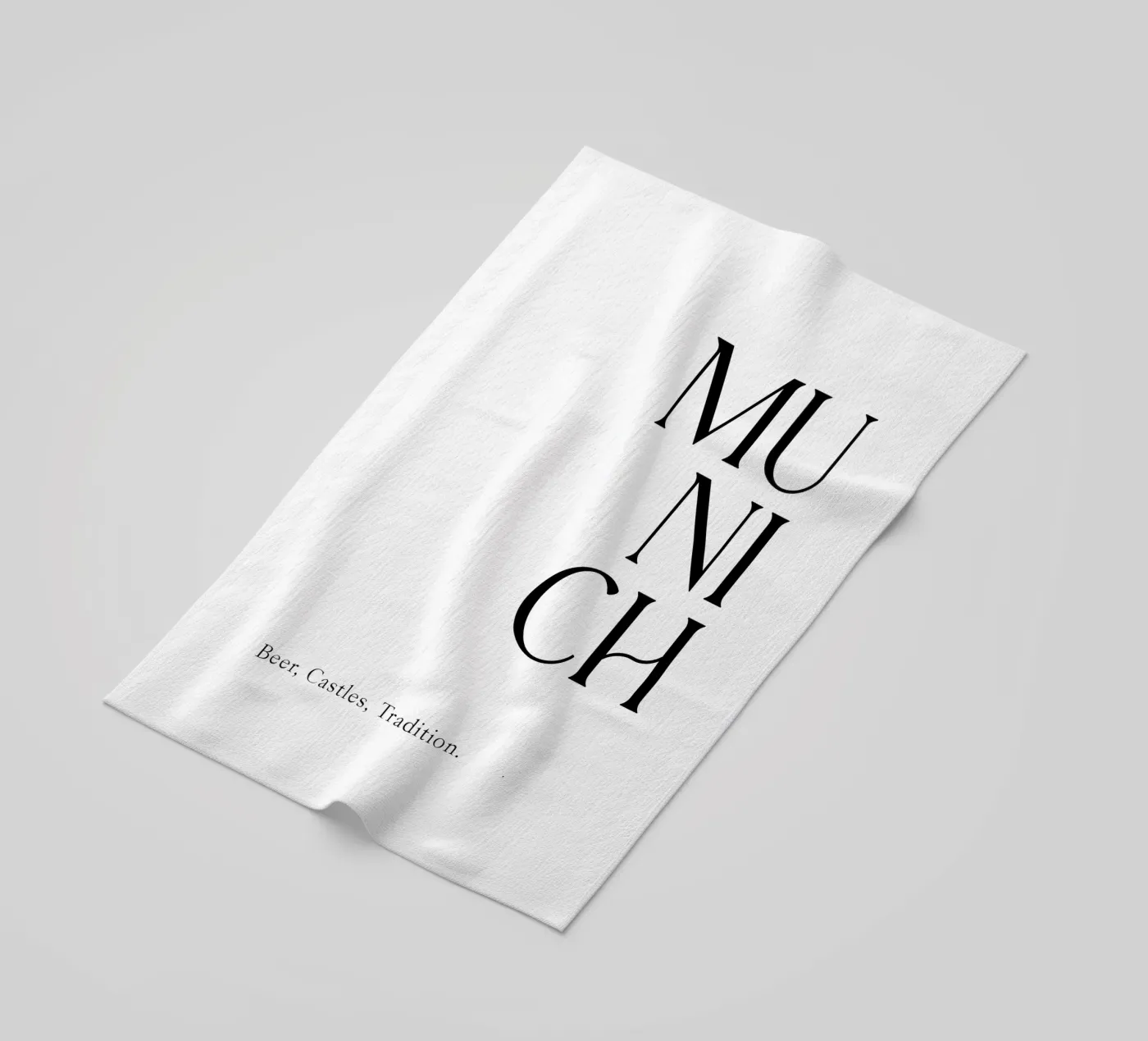 Munich Typography telo mare da YV TYPOGRAPHY