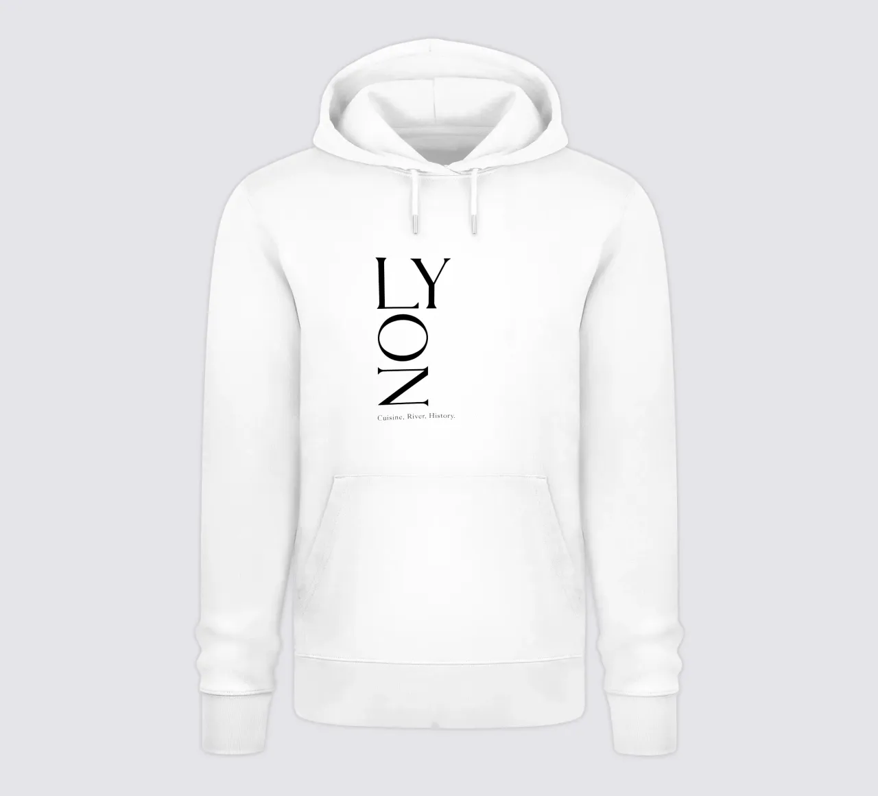 Tipografia di Lione felpa con cappuccio da YV TYPOGRAPHY