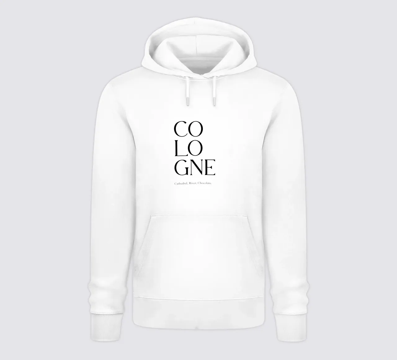 Tipografia Colonia felpa con cappuccio da YV TYPOGRAPHY