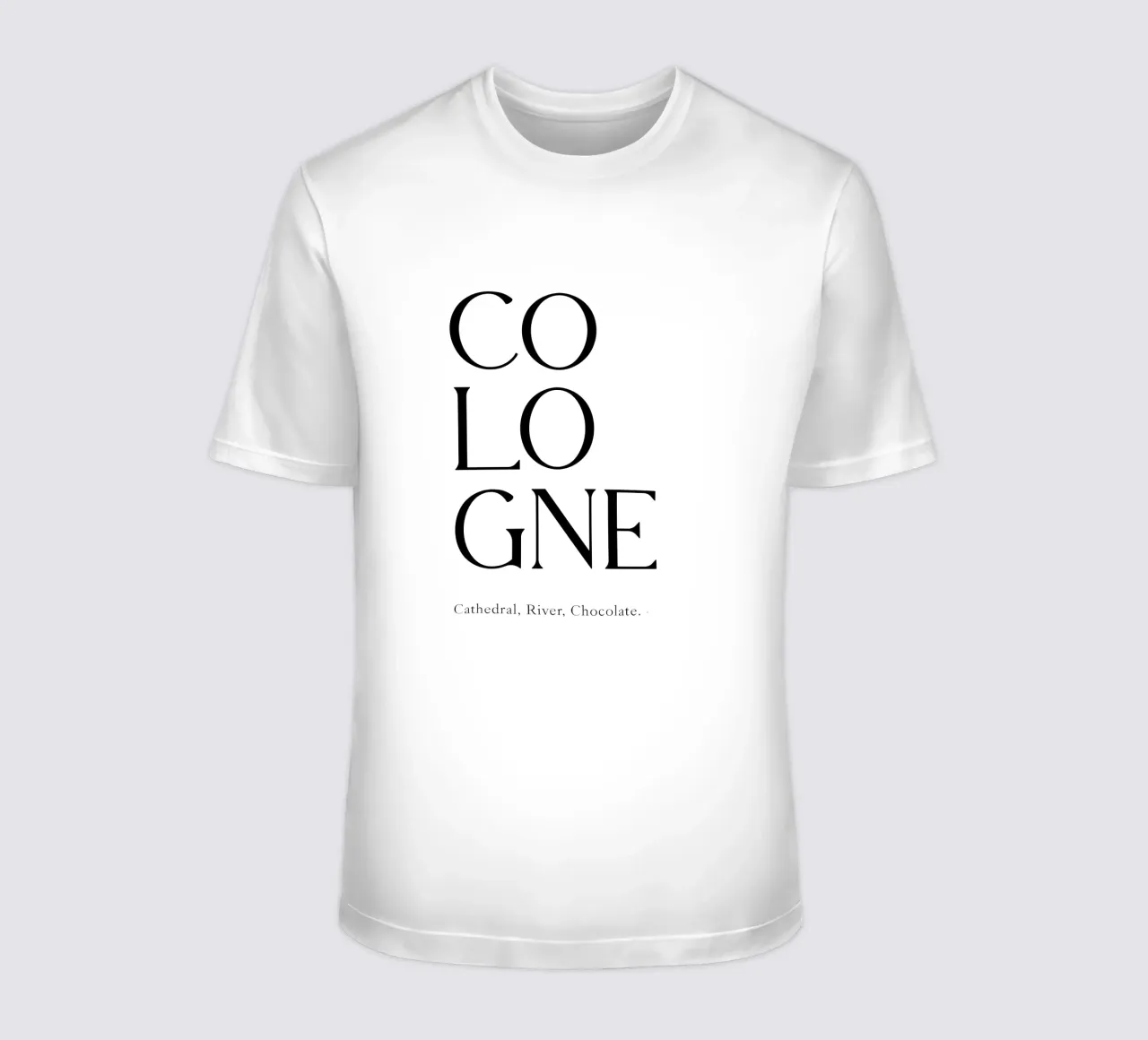Tipografia Colonia t-shirt da YV TYPOGRAPHY