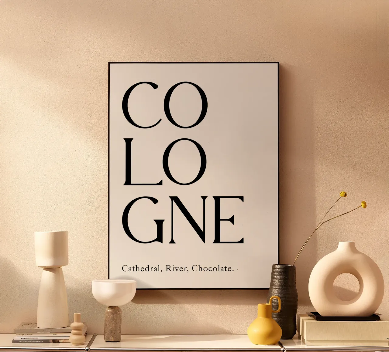 Tipografia Colonia alluminio dibond da YV TYPOGRAPHY
