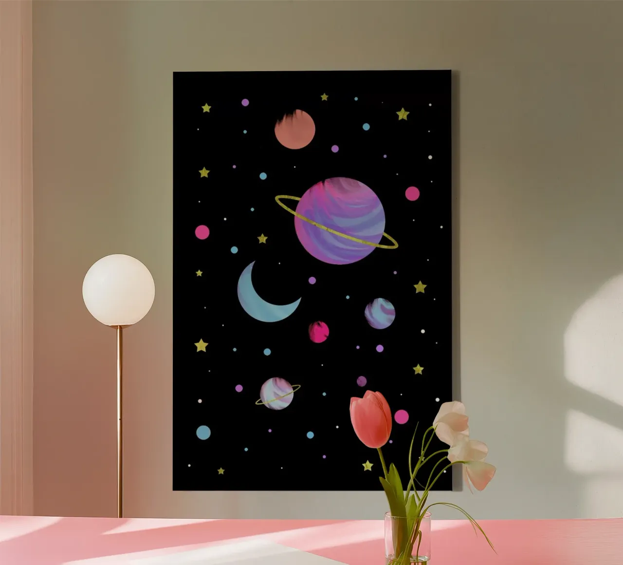 Great Universe tela con Cornice a cassetta da cafelab