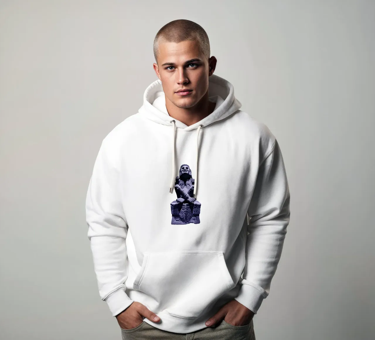 Xochipilli Art Design felpa con cappuccio da nirwanaart
