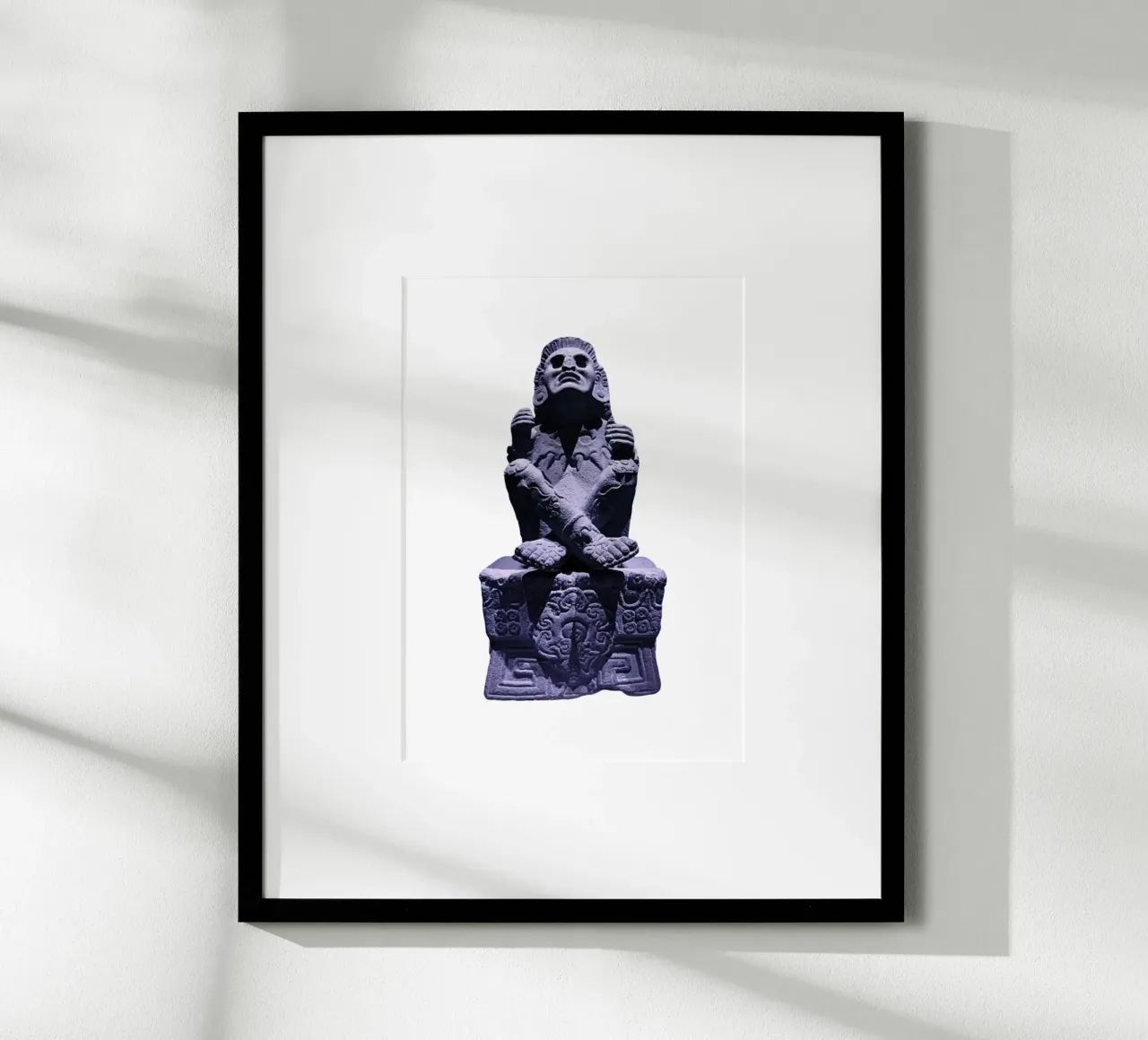 Xochipilli Art Design poster con telaio in alluminio da nirwanaart