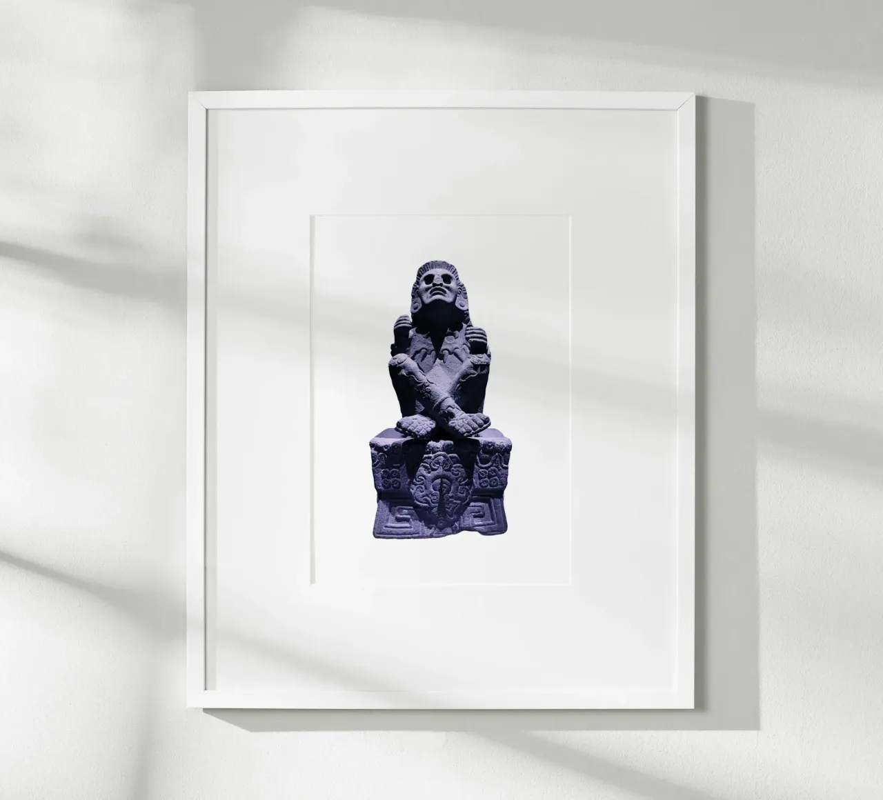 Xochipilli Art Design poster con telaio in alluminio da nirwanaart