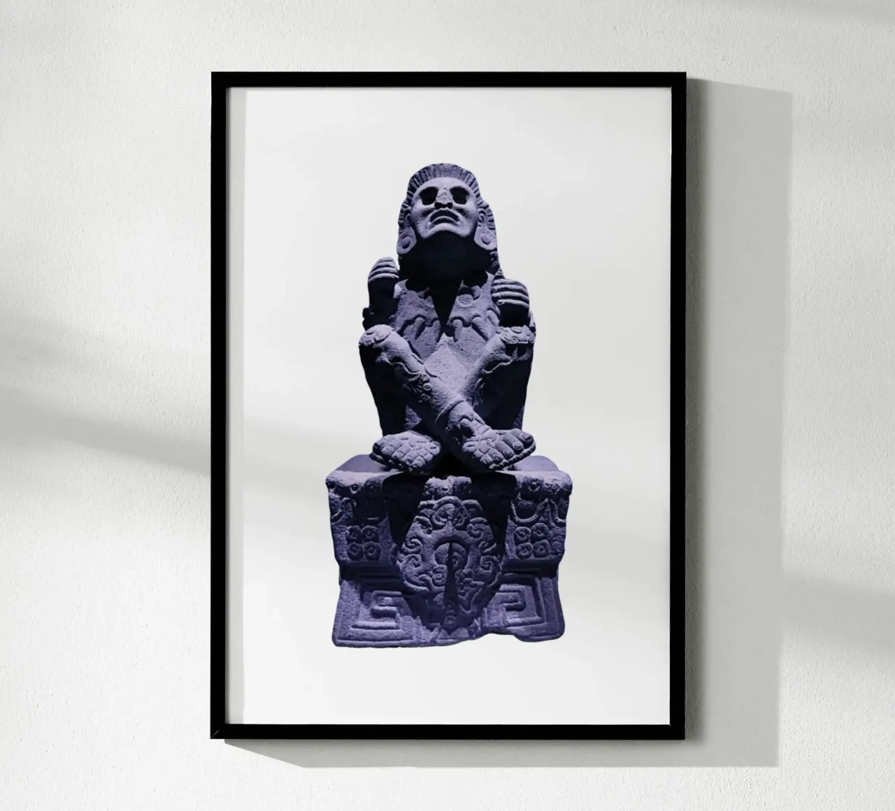Xochipilli Art Design poster con telaio in alluminio da nirwanaart