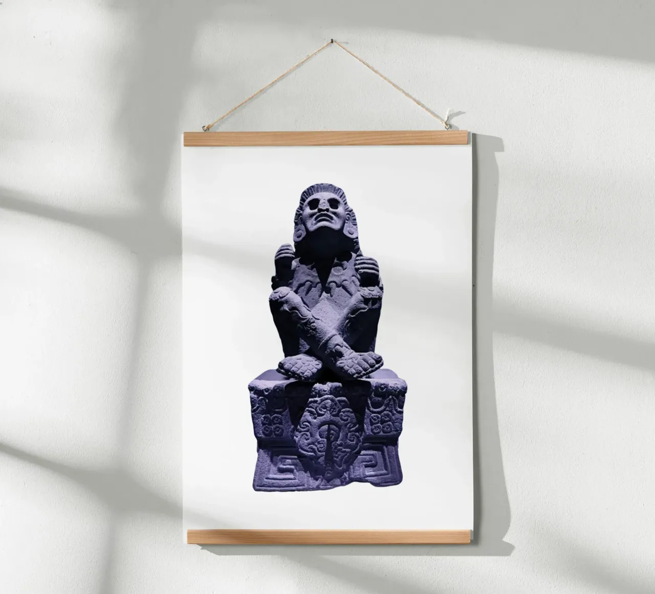 Xochipilli Art Design poster con telaio in alluminio da nirwanaart