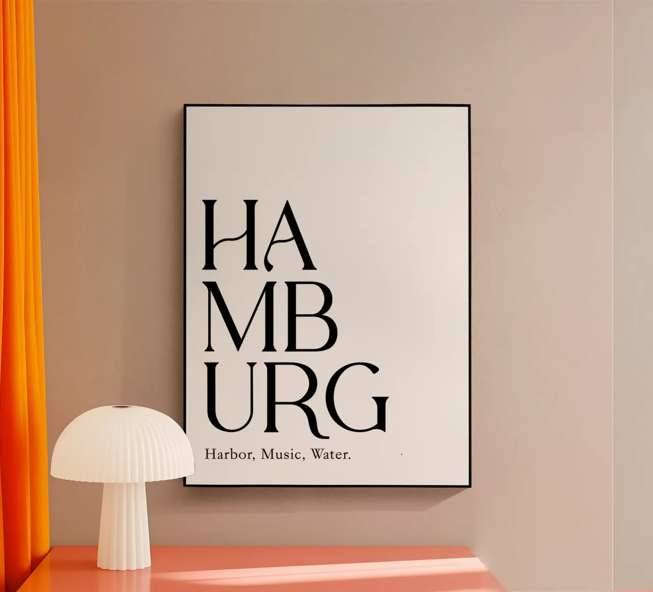 Tipografia di Amburgo plexiglass da YV TYPOGRAPHY
