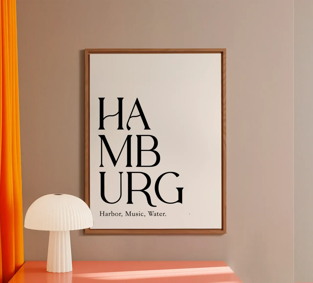 Tipografia di Amburgo alluminio dibond da YV TYPOGRAPHY