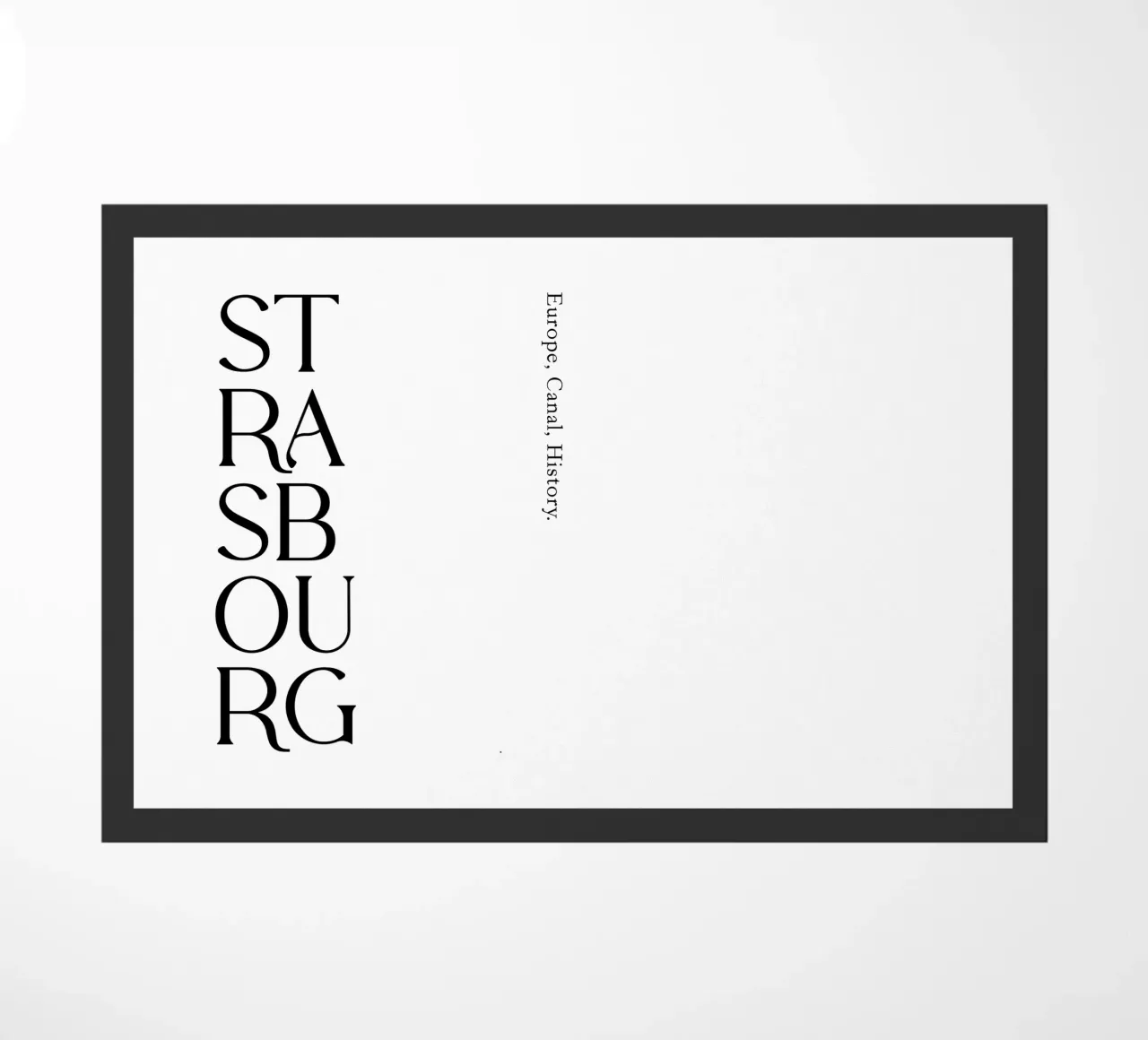 Tipografia di Strasburgo zerbino da YV TYPOGRAPHY
