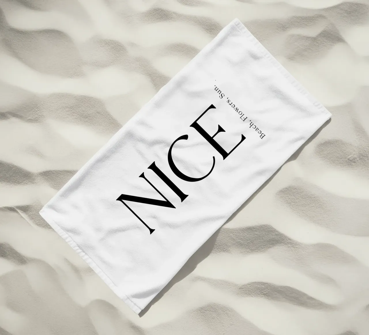 Nice Typography telo mare da YV TYPOGRAPHY