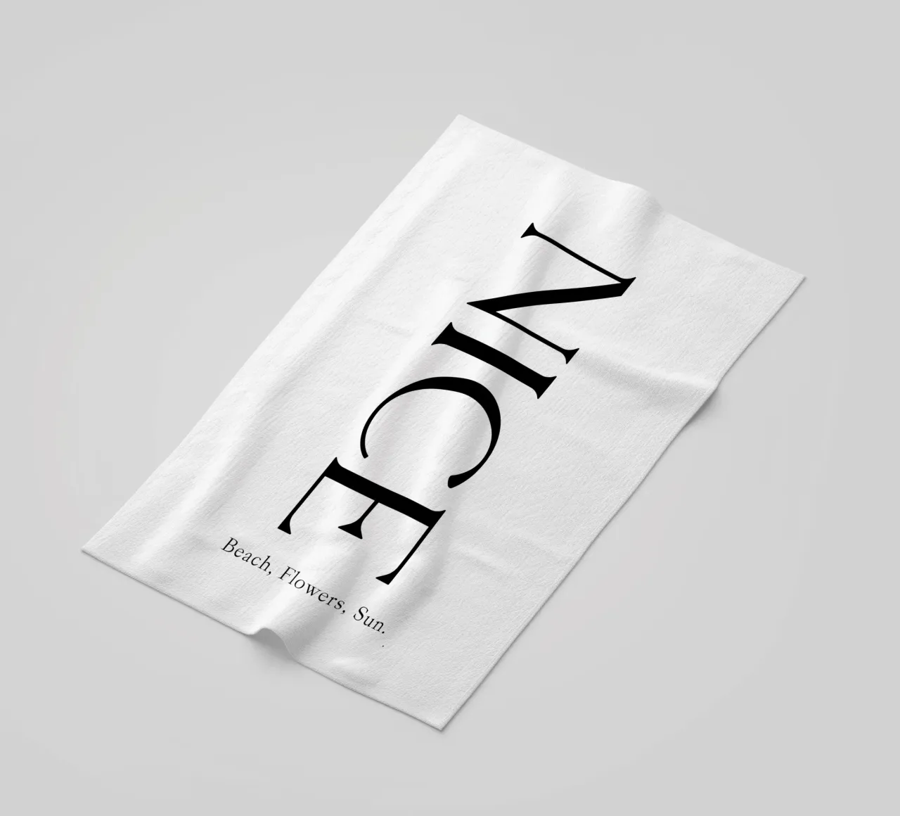 Nice Typography telo mare da YV TYPOGRAPHY