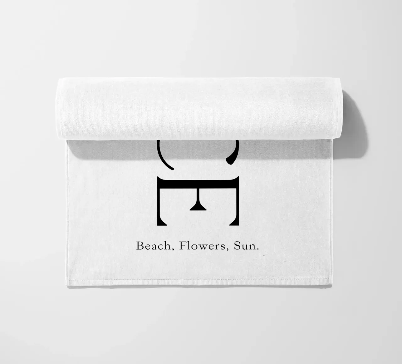 Nice Typography telo mare da YV TYPOGRAPHY