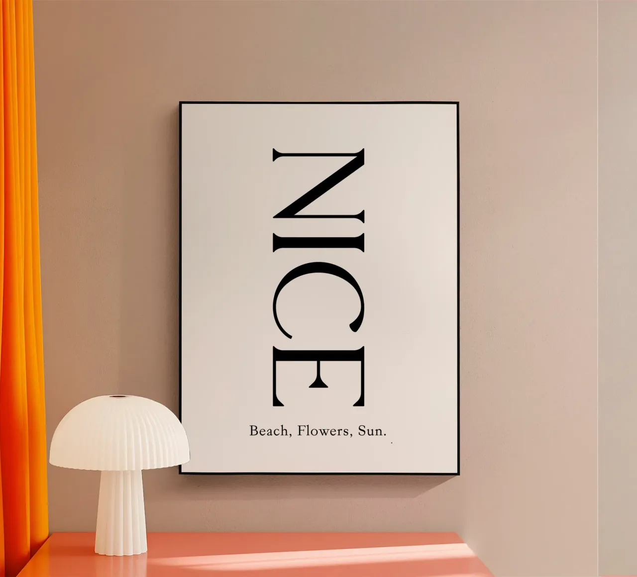 Bella tipografia plexiglass da YV TYPOGRAPHY