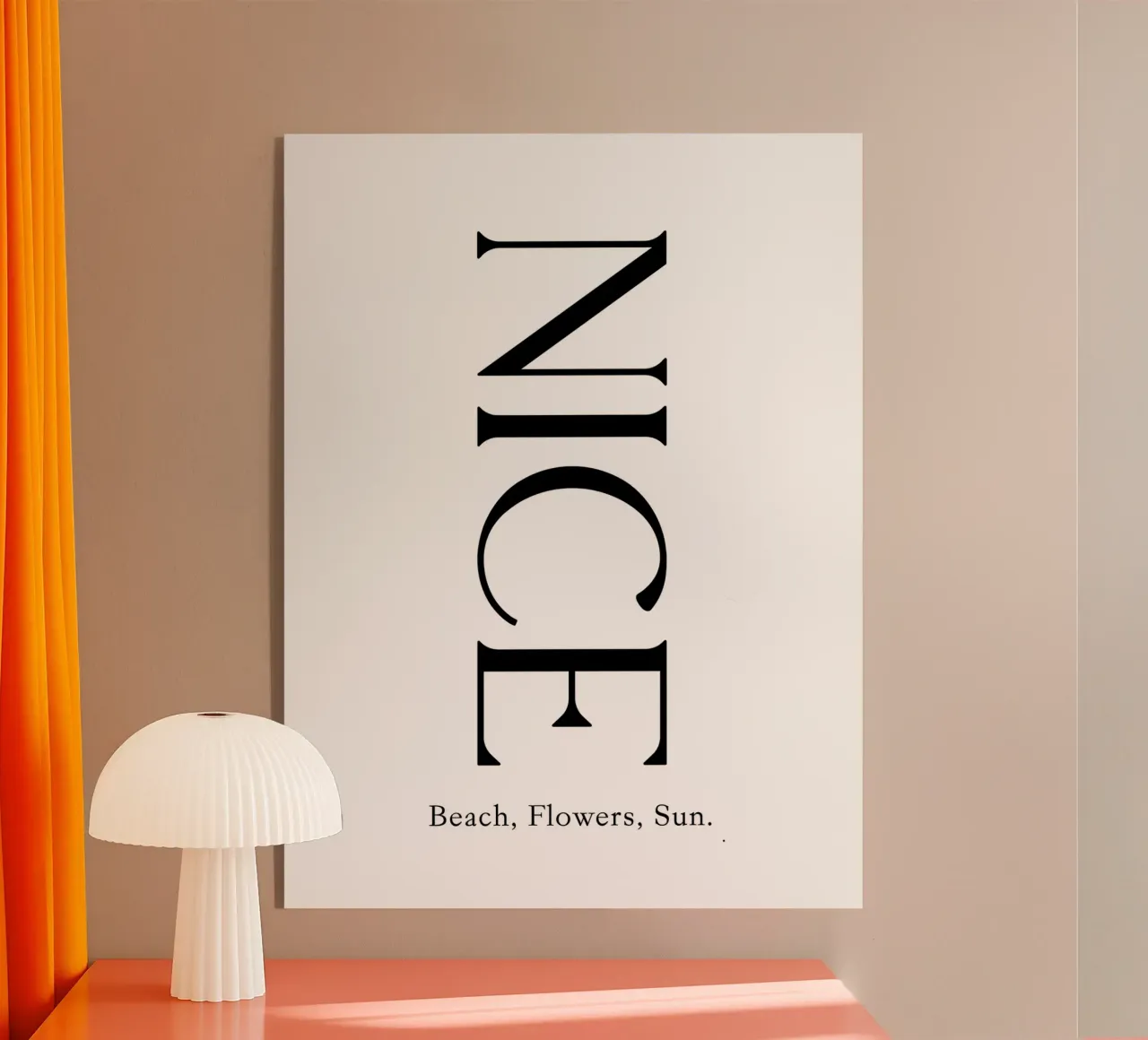 Bella tipografia plexiglass da YV TYPOGRAPHY