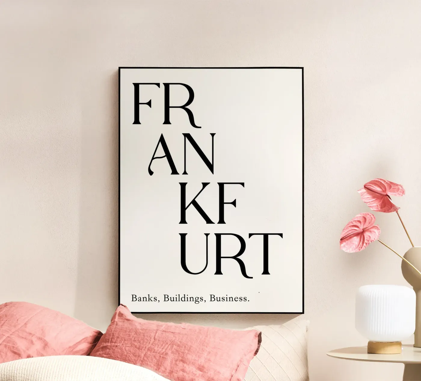 Frankfurt Typography plexiglass da YV TYPOGRAPHY