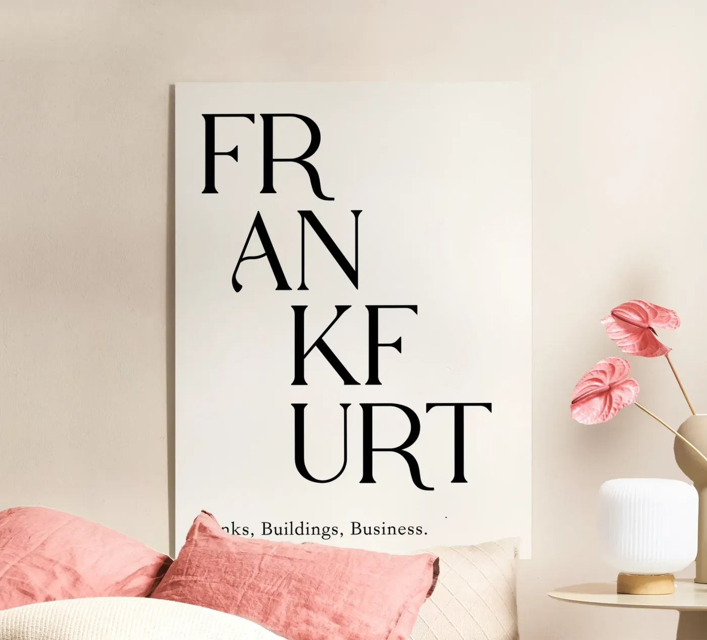 Frankfurt Typography plexiglass da YV TYPOGRAPHY