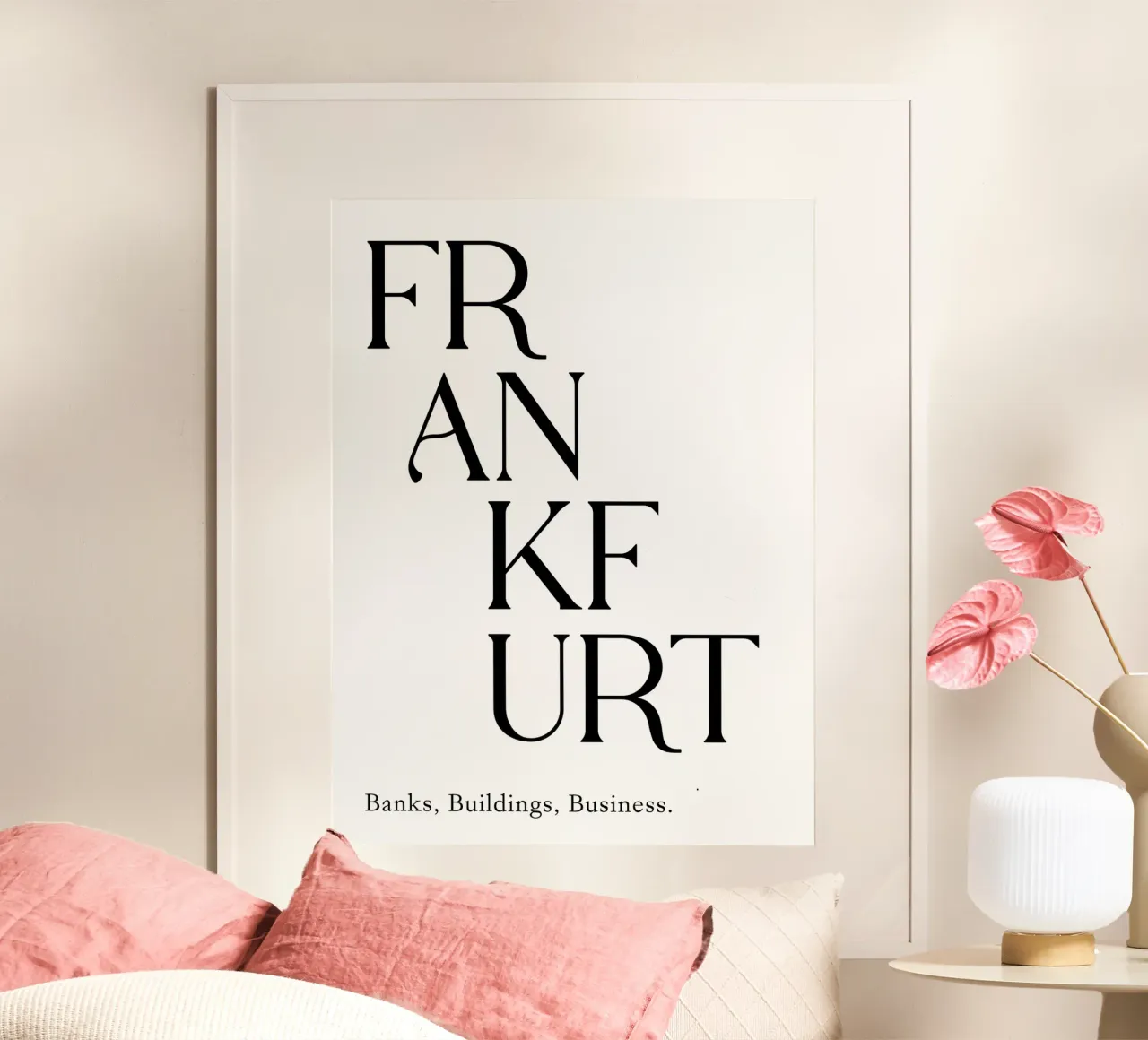 Francoforte Tipografia poster da YV TYPOGRAPHY