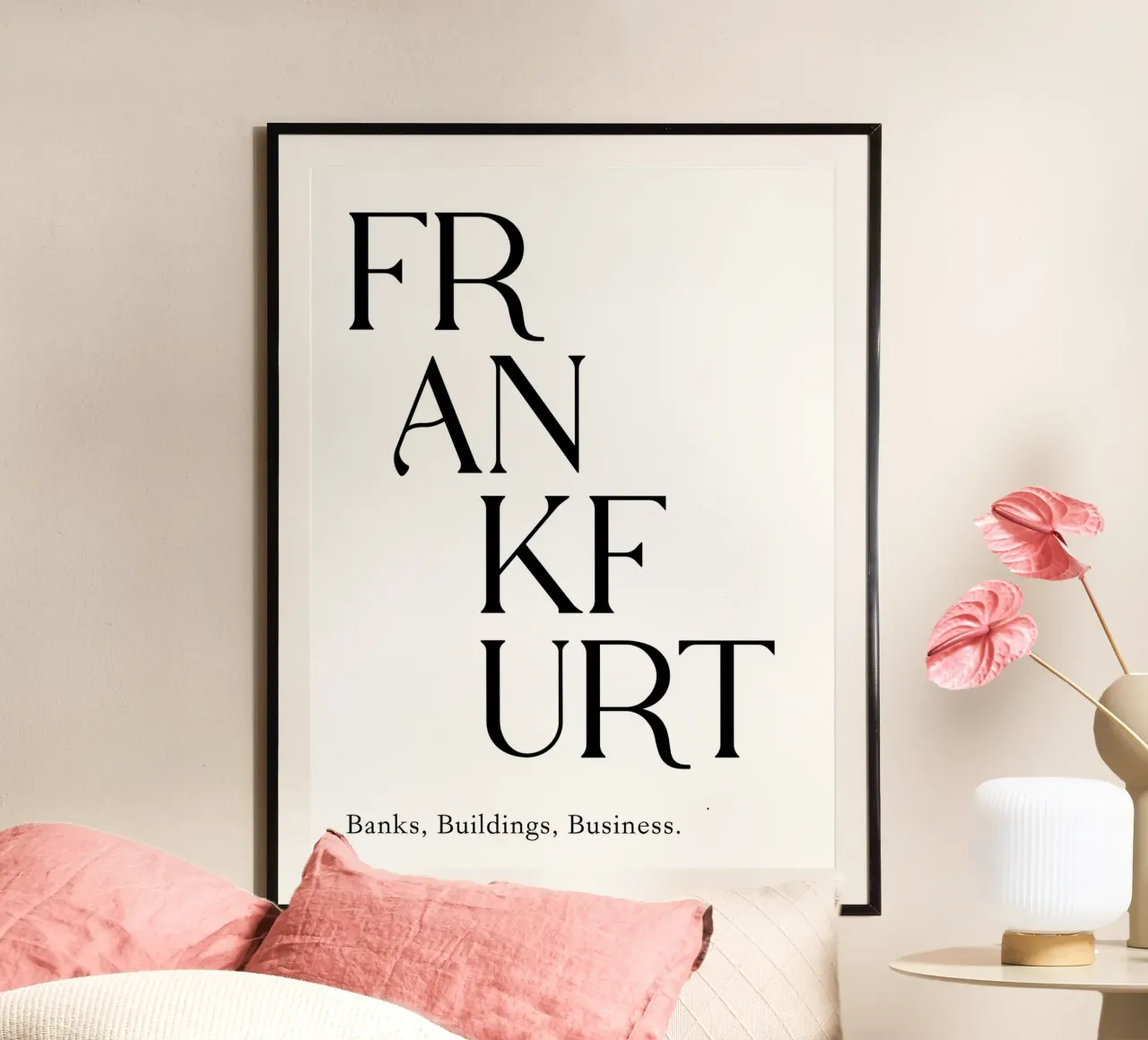 Francoforte Tipografia poster da YV TYPOGRAPHY